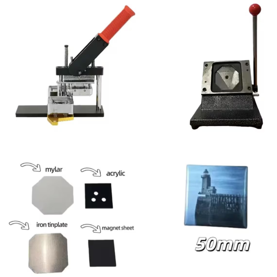 100 Magnets - 50 mm x 50 mm Magnet Maker Material Parts Consumables