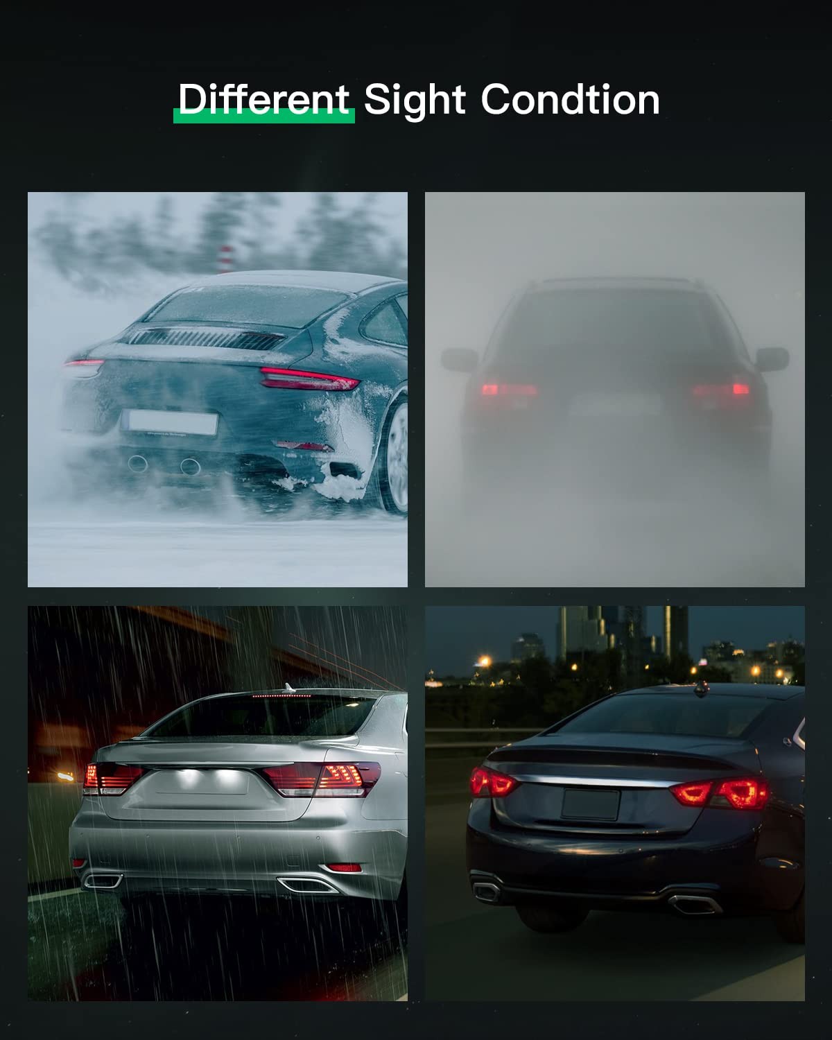 FULL LED Tail Light Assembly Replacement For 2015-2020 For Chevrolet Suburban