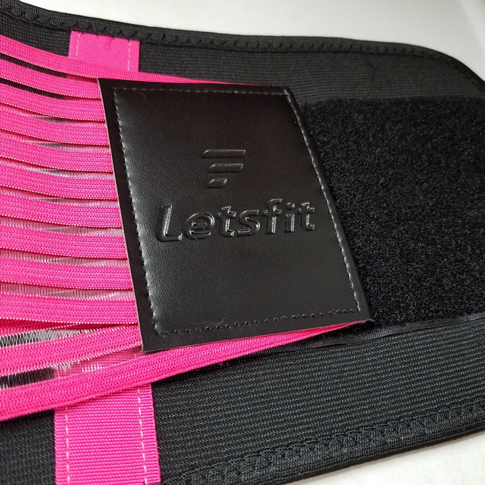LETSFIT Adjustable Waist Trainer Women Body Shaper Fitness Belt Pink M MEDIUM