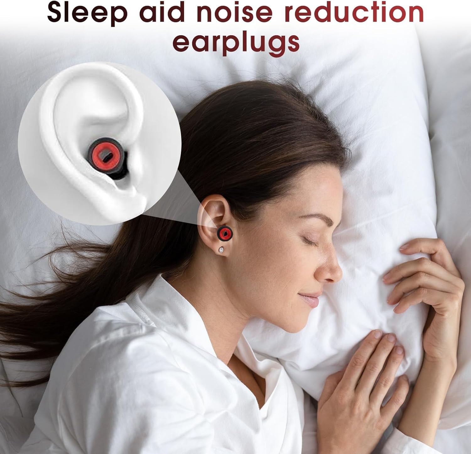 2 Pairs Motorcycle Earplugs 28db Noise Reduction, Moto Ear Plugs, Silicone Earpl