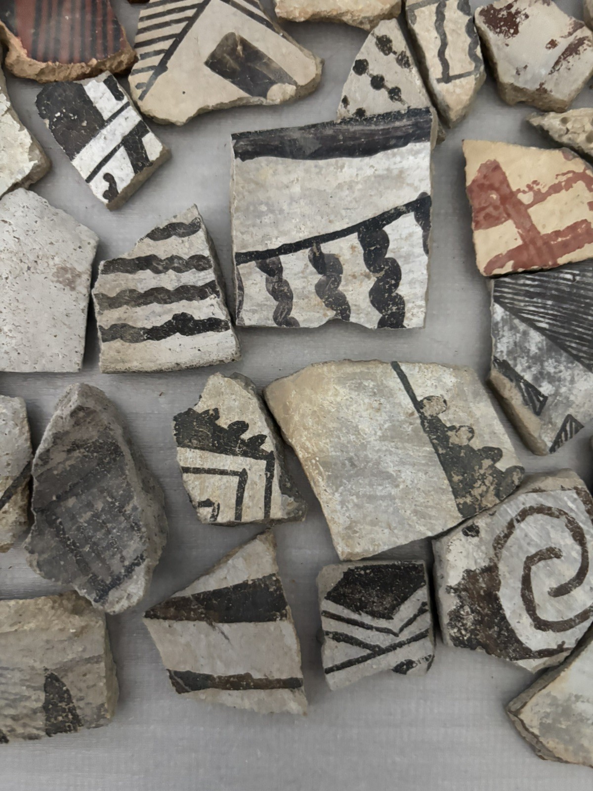 30+ Ancient Anasazi Native American Pottery Shards Arizona L8-D FREE SHIP