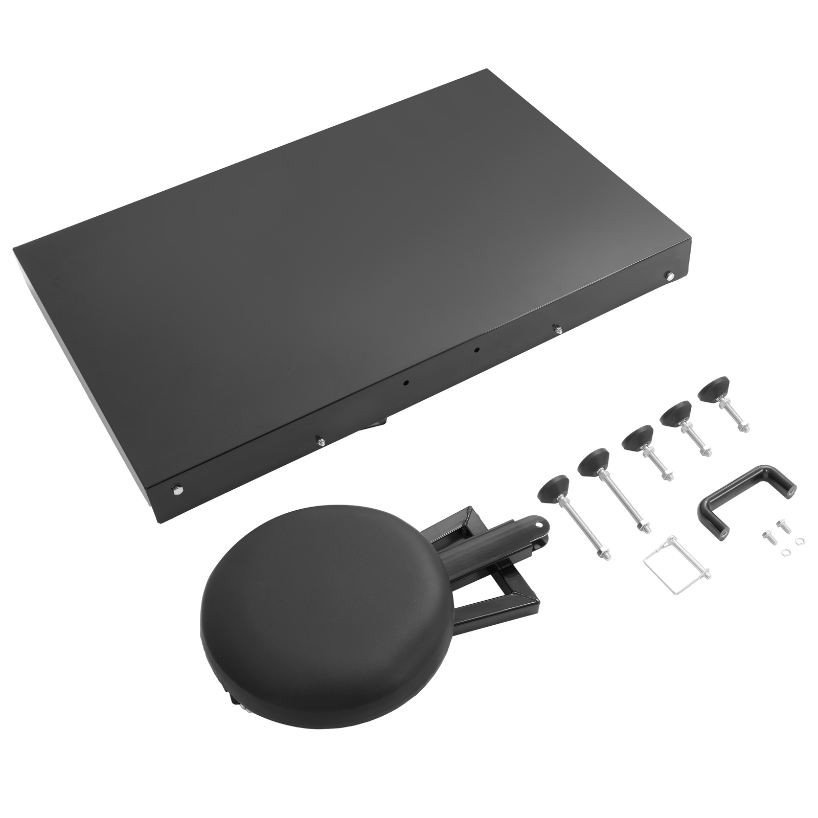 Outdoor Long Range Adjustable Shooting Table Portable Heavy Duty w/ Padded Seat