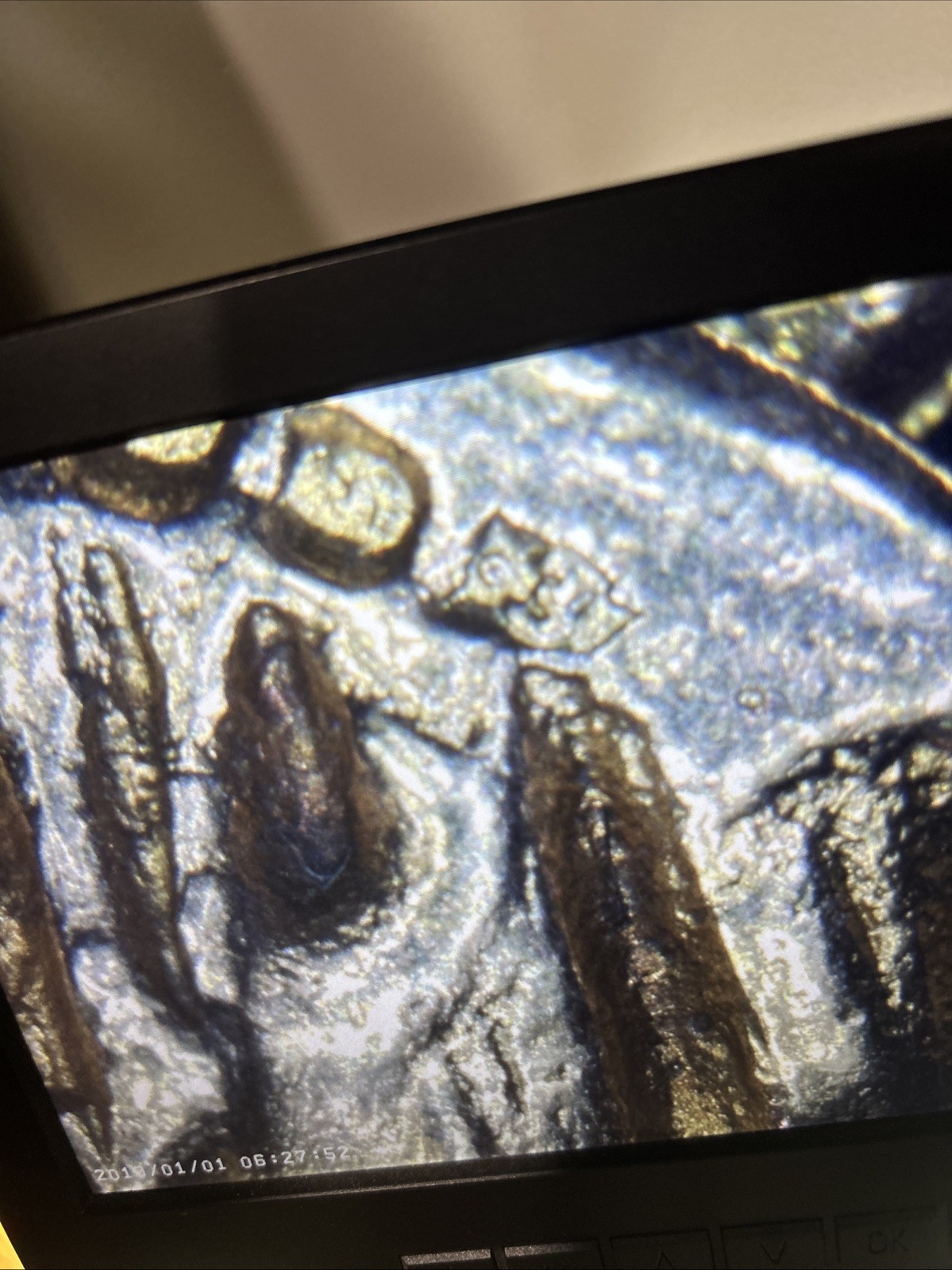 Vintage 9ct Solid Gold Amethyst Dragon Claw Fob Pendant SP Gold Filled 14” Chain