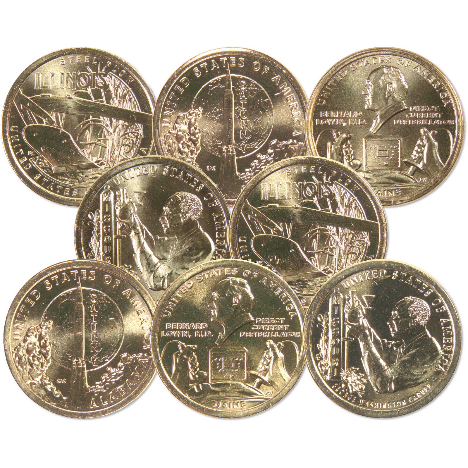 2024 P&D American Innovation Dollar 8 Coin Set Uncirculated