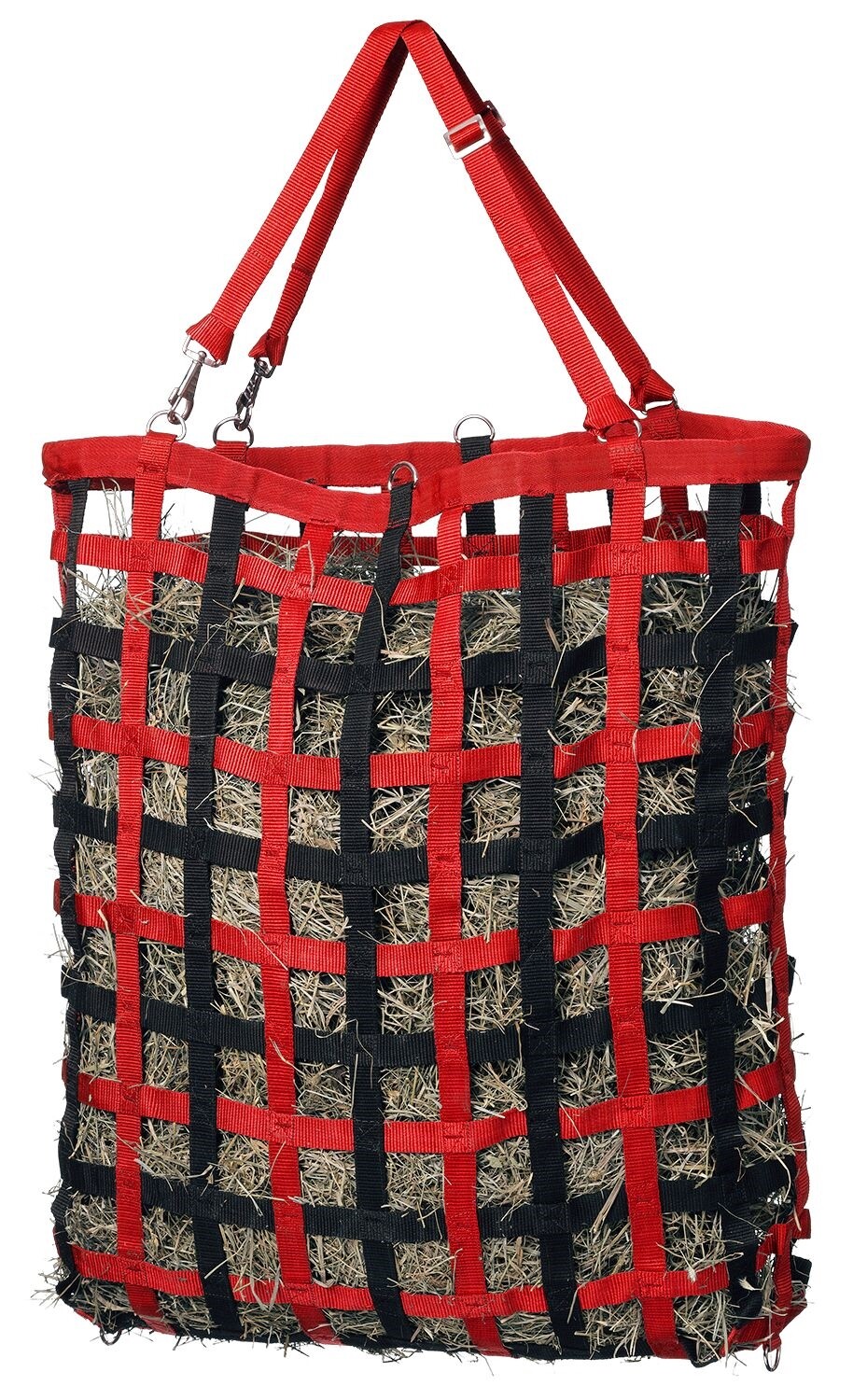 Slow Feeder Nylon Web Hay Feed Net - 2" x 2" Openings - 33" Long