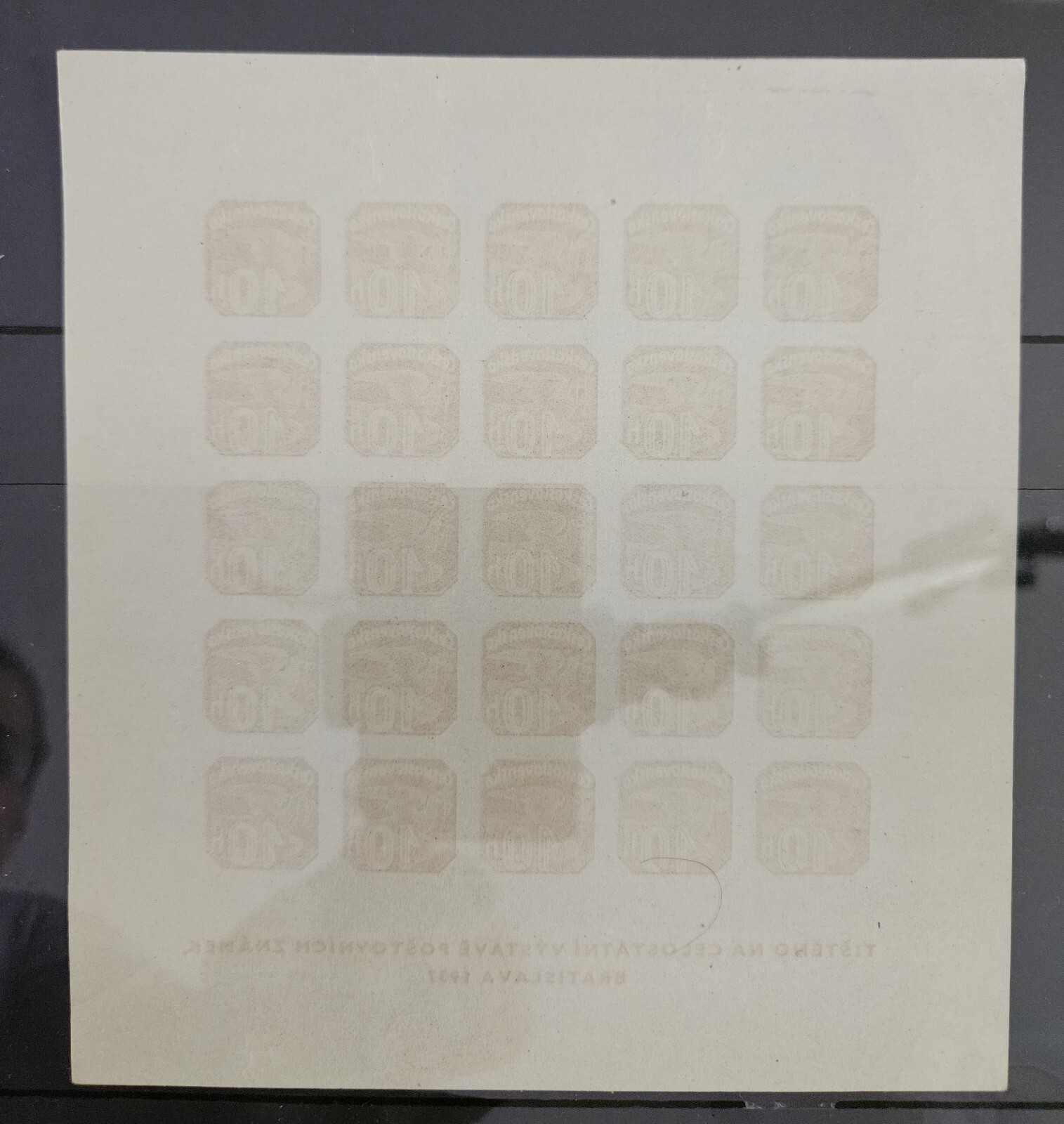 MD small LOT of CZECHOSLOVAKIA SOUVENIR SHEETS from stamp collection