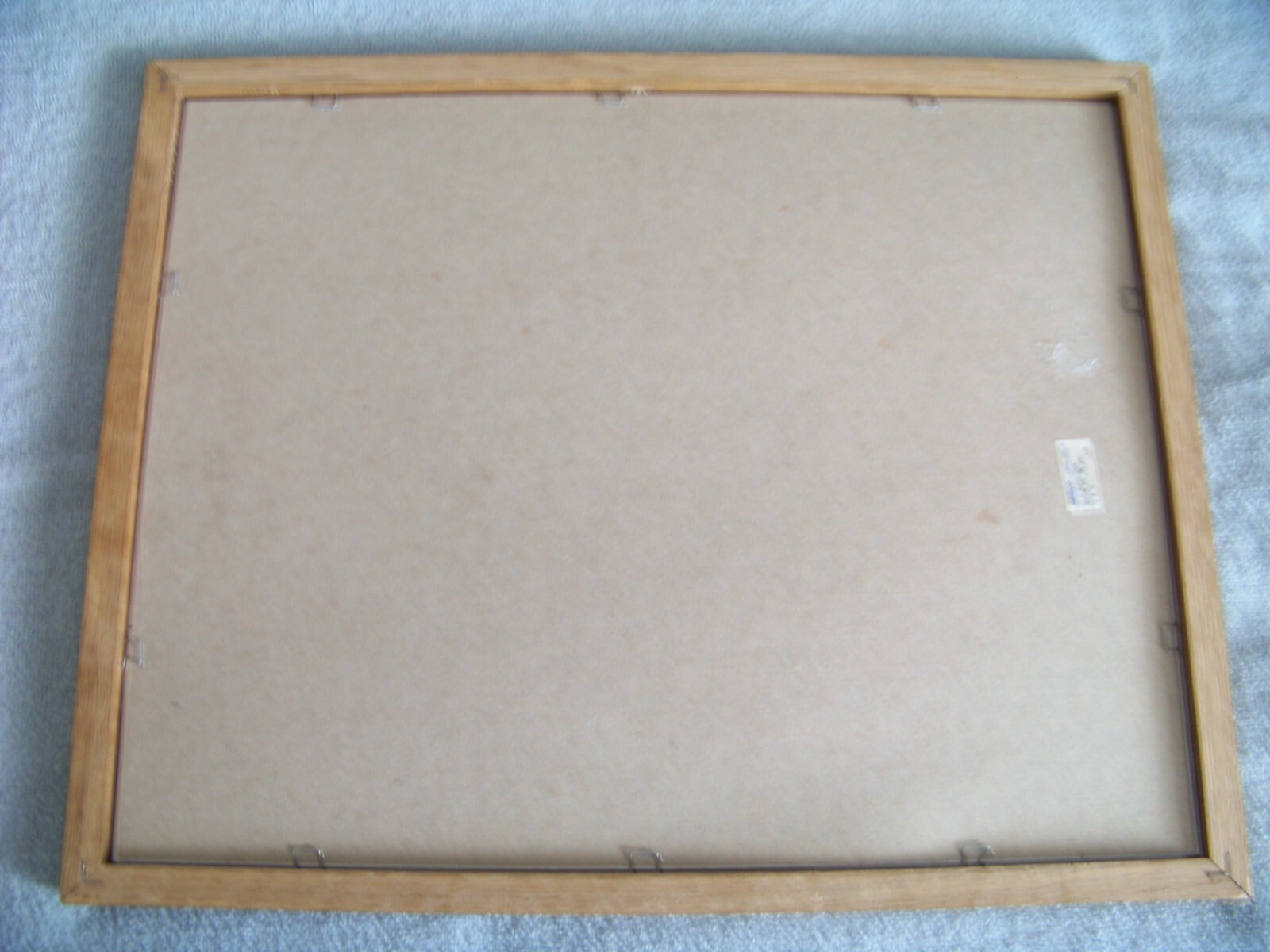 Cannonball Express 1896 Casey Jones oak frame print on gold tone sheet 15"x12"