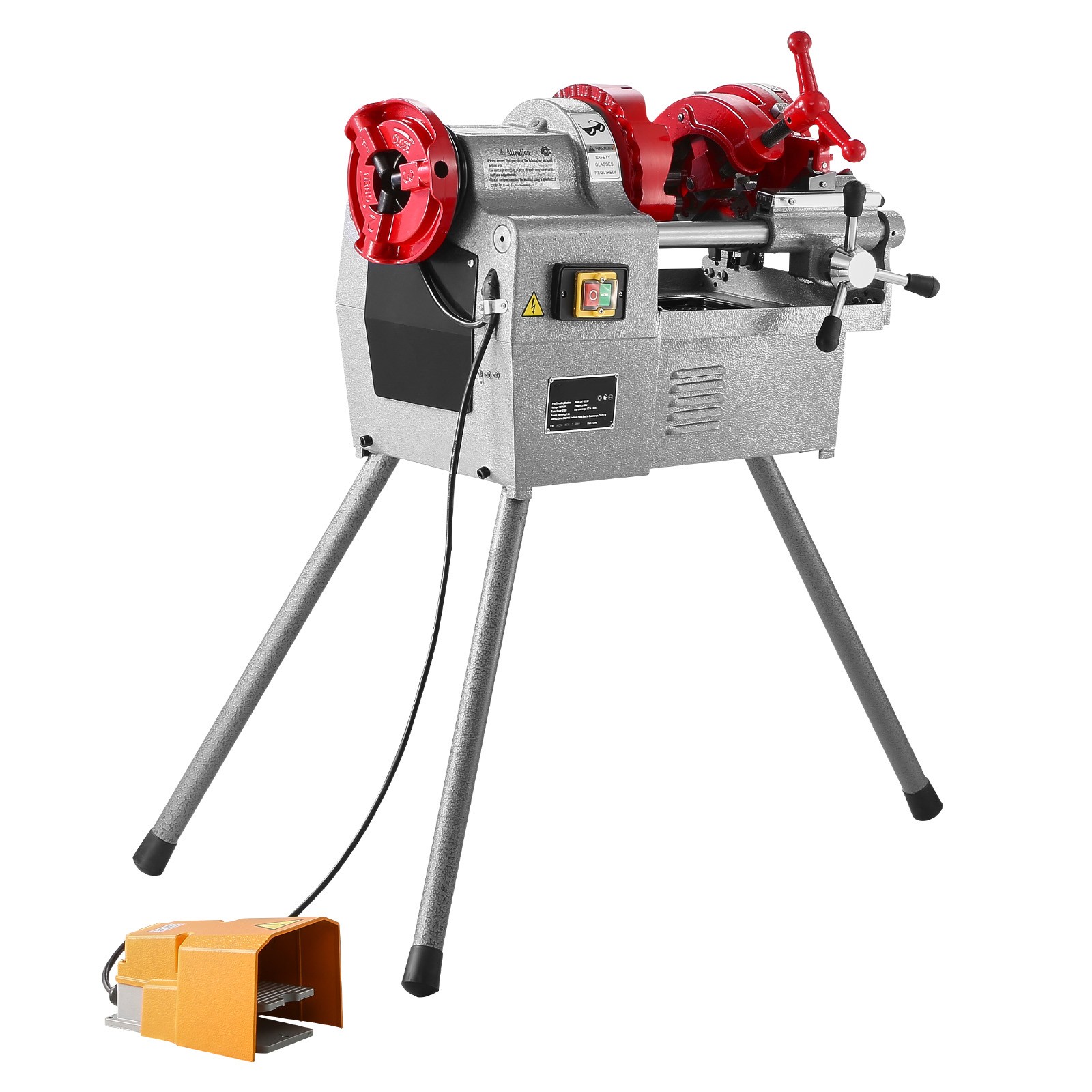 Electric Pipe Threader Machine 750W 28RPM Threading Cutter for 1/2" to 2" Pipes