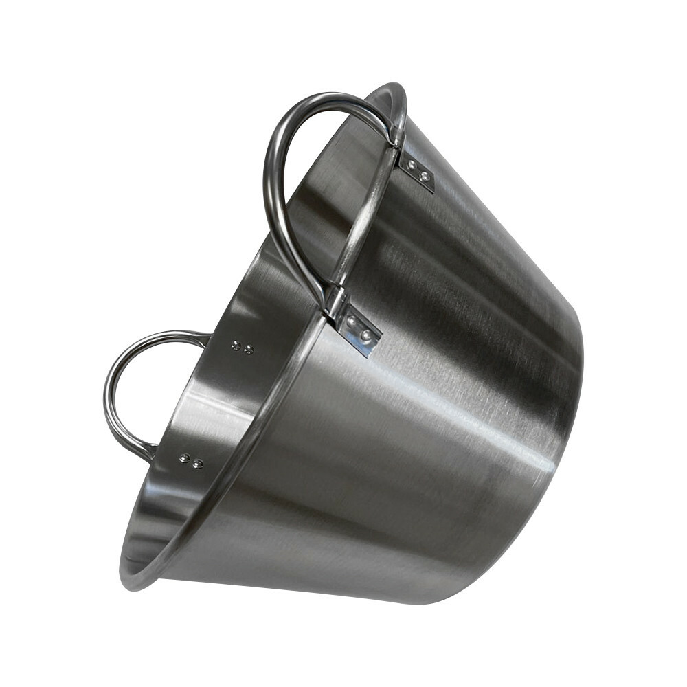 Cazo Grande Para Carnitas Large 25"W x 13"D Stainless Steel Caso Carnitas Comal