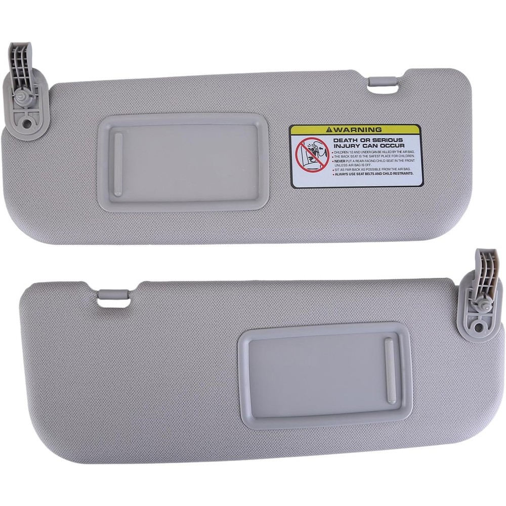 Pair Driver & Passenger Side Sun Visor Pair Set For 2012-2015 Hyundai Veloster