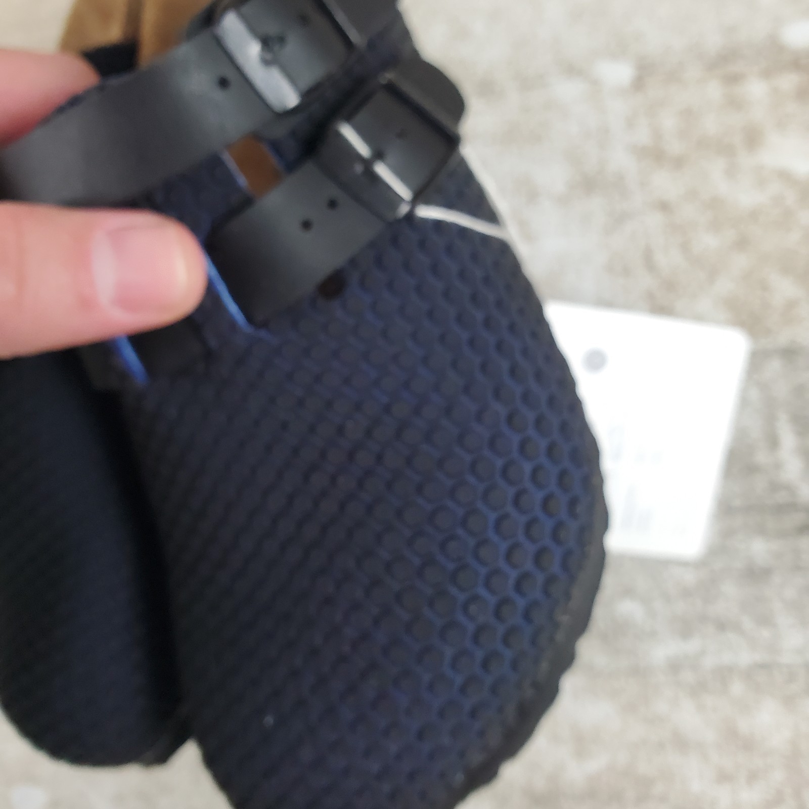 Birkenstock Kay Kids Slip On Clog Sandals Sz 1 EU 32 Blue Black Clogs