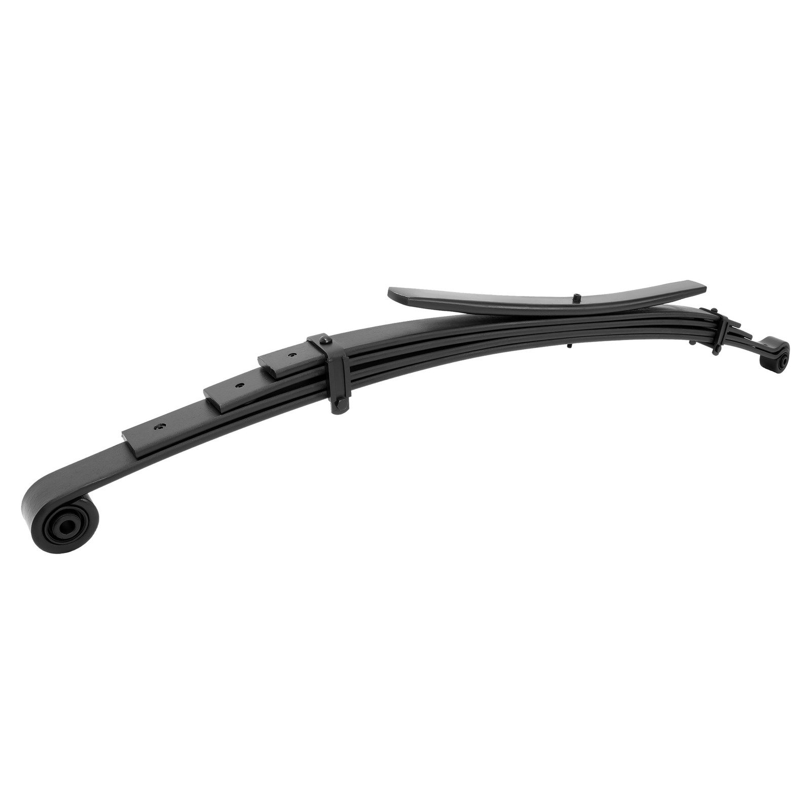 Powder Coated For Toyota Tundra 2007-2022 Black Rear 5-Leaf Spring & Bushings