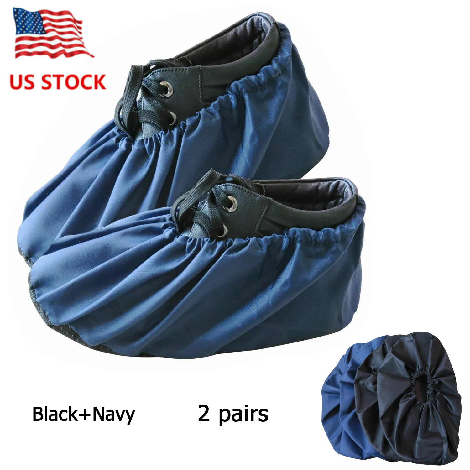 Premium Washable Reusable Shoe Covers Waterproof Boot Covers For Rainy Day USA