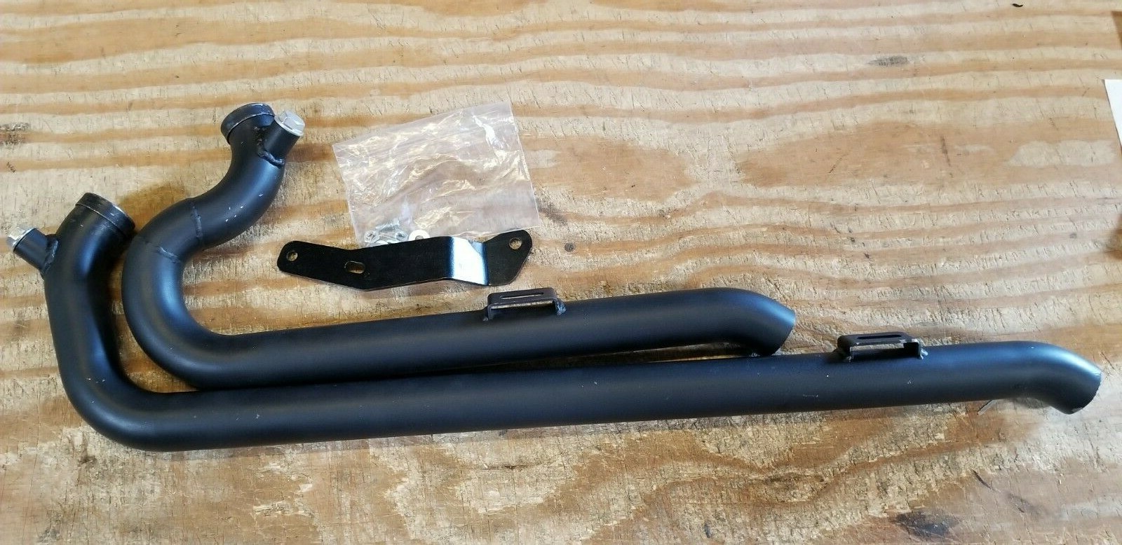 Blemished 04-17 Harley Black Shotgun Exhaust Sportster 883/1200/72/48 1.75" Pipe