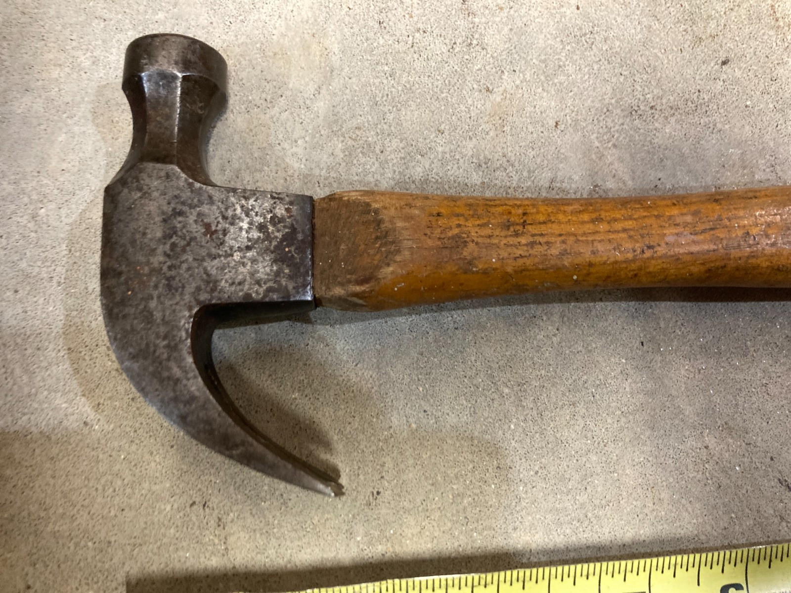 Vintage CRAFTSMAN VANADIUM Oval Logo Curved Claw Hammer Globemaster Handle USA