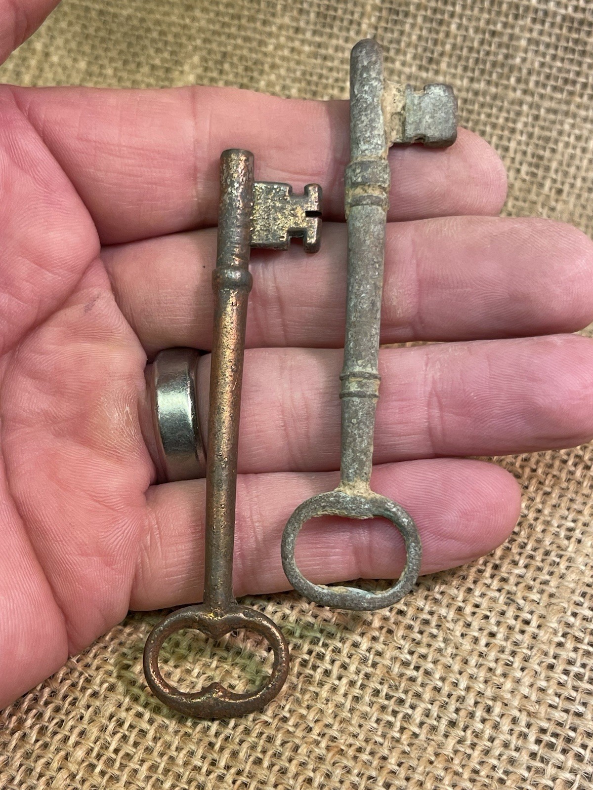 Two Dug Civil War Era Skeleton Keys Recovered From Charleston South Carolina