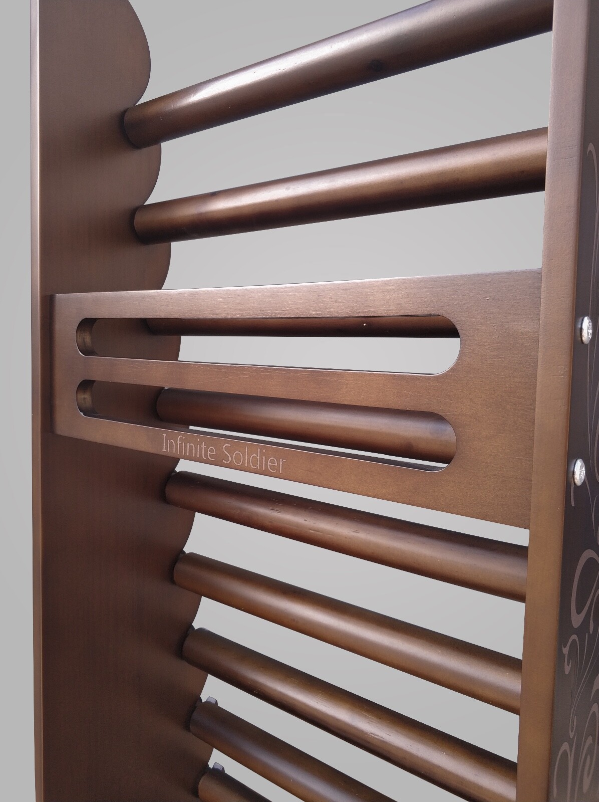 Giant 10 Tier Dark Wood Bracelet & Bangles Display Stand Holder +Free Shipping