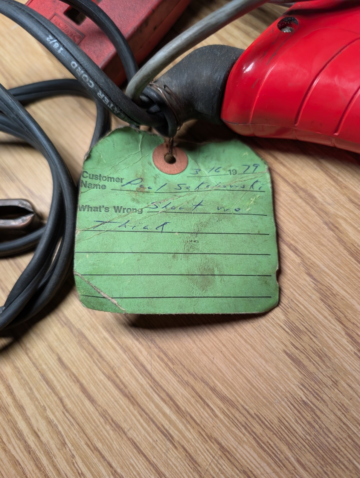 Vintage Snap On MT212 Timing Light - FOR PARTS - USED