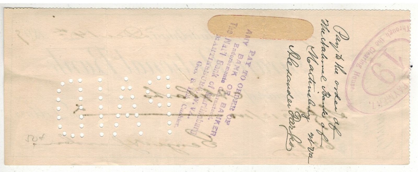 #32 OLD BANK CHECK PHILADELPHIA 1899 GIRARD NATIONAL BANK & SIGNED DOCUMENTARY