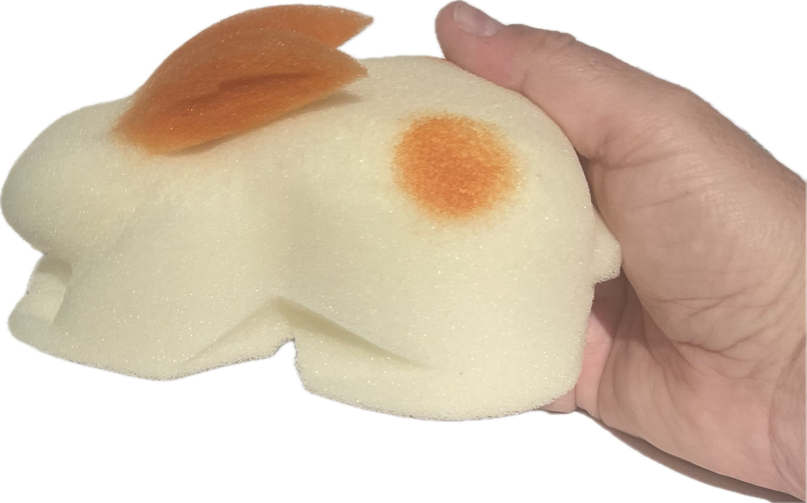 6” Jumbo 3D SPONGE BUNNY 1 Deluxe Goshman Close Up Magic Trick White Foam Rabbit