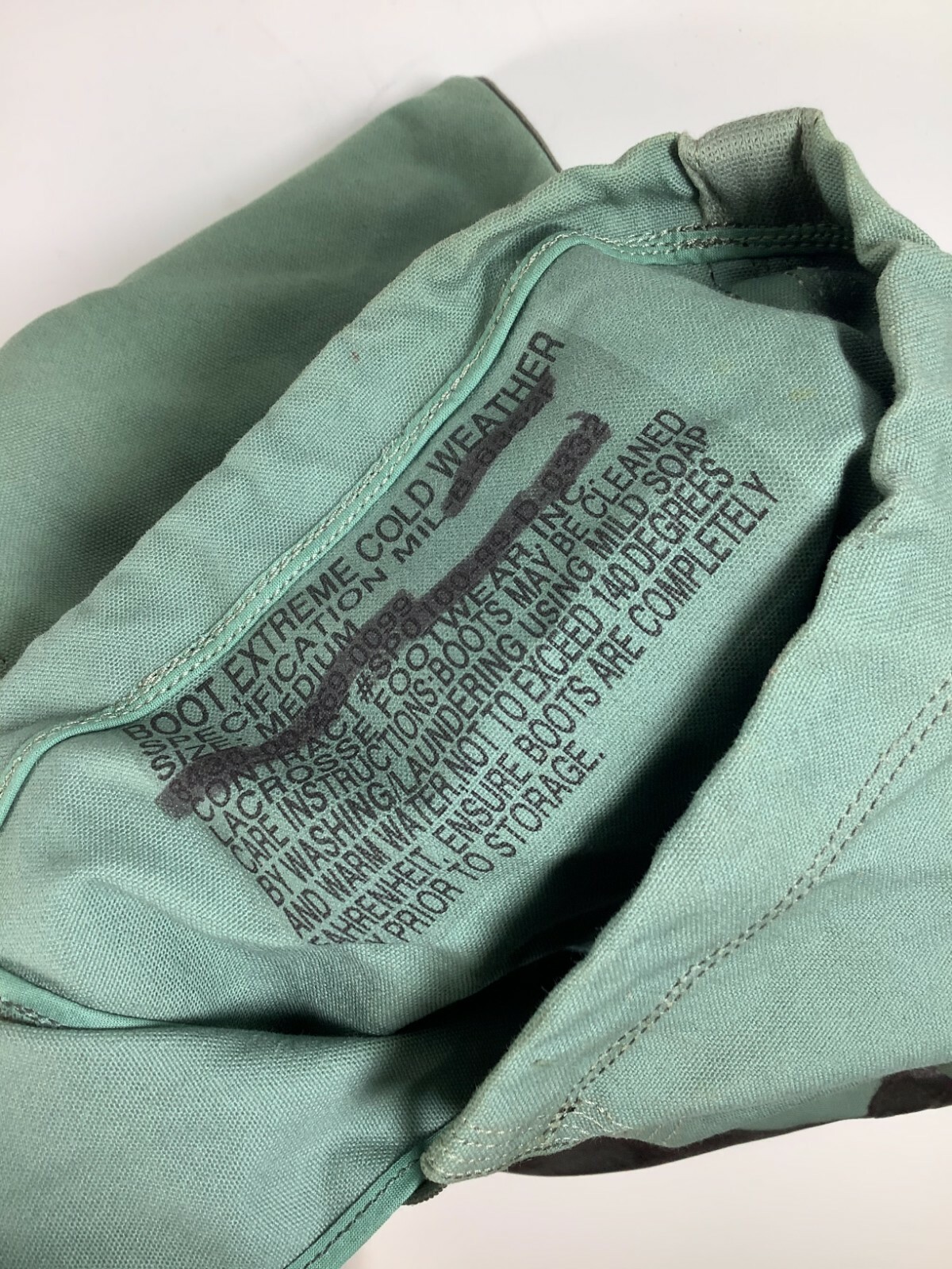 Military Green Extreme Cold Weather N-1B Combat Boots Medium GUC