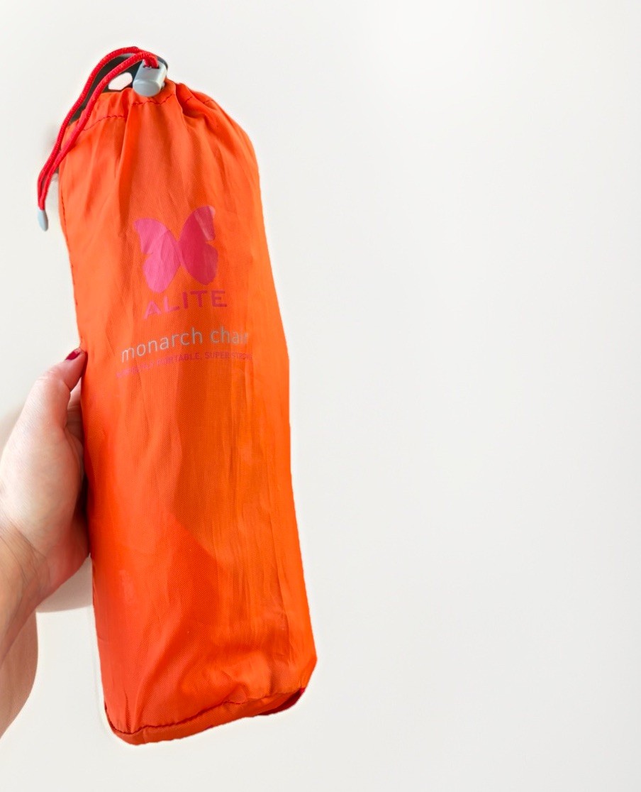 Alite Monarch Backpacking Camping Hiking Ultra Light Chair Orange Black