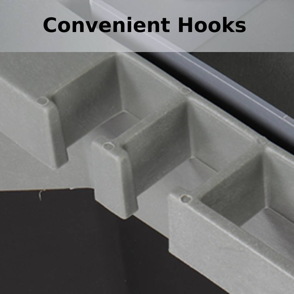 Commercial Traditional Cleaning Janitorial Room Service Housekeeping Cart Gray