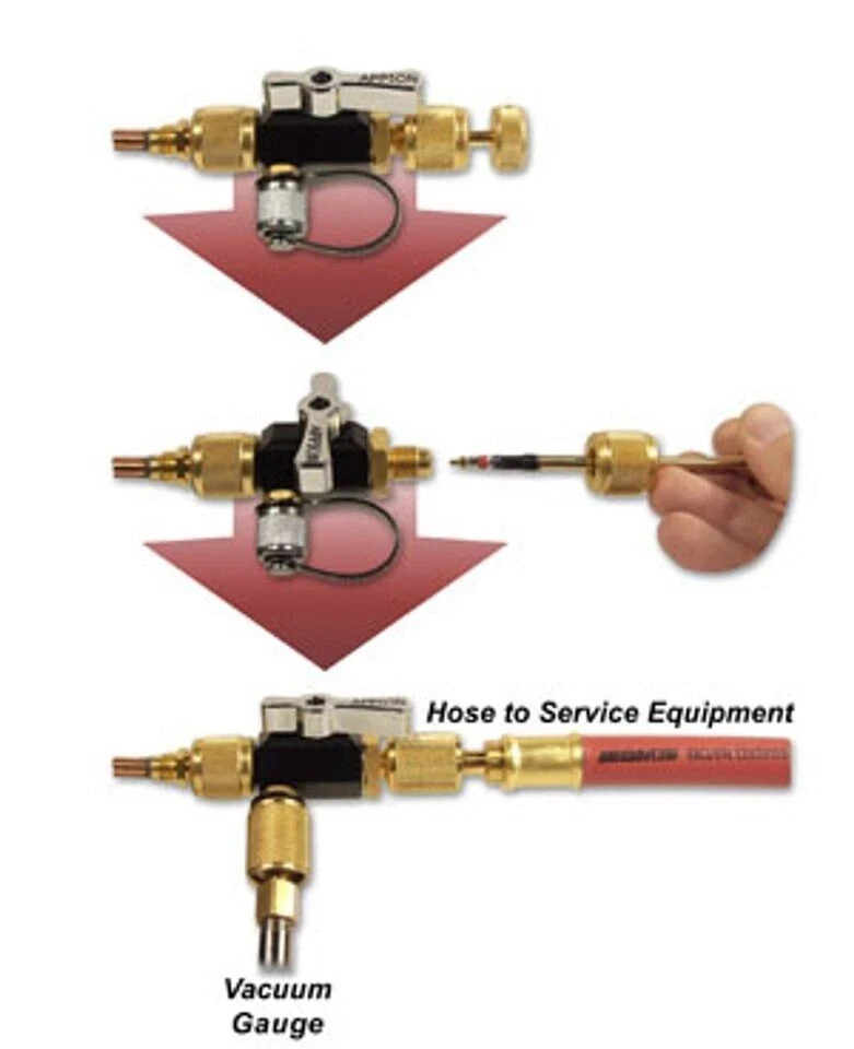 Appion MGAVCT 1/4 Inches MegaFlow Vacuum-Rated Valve Core Removal Tool