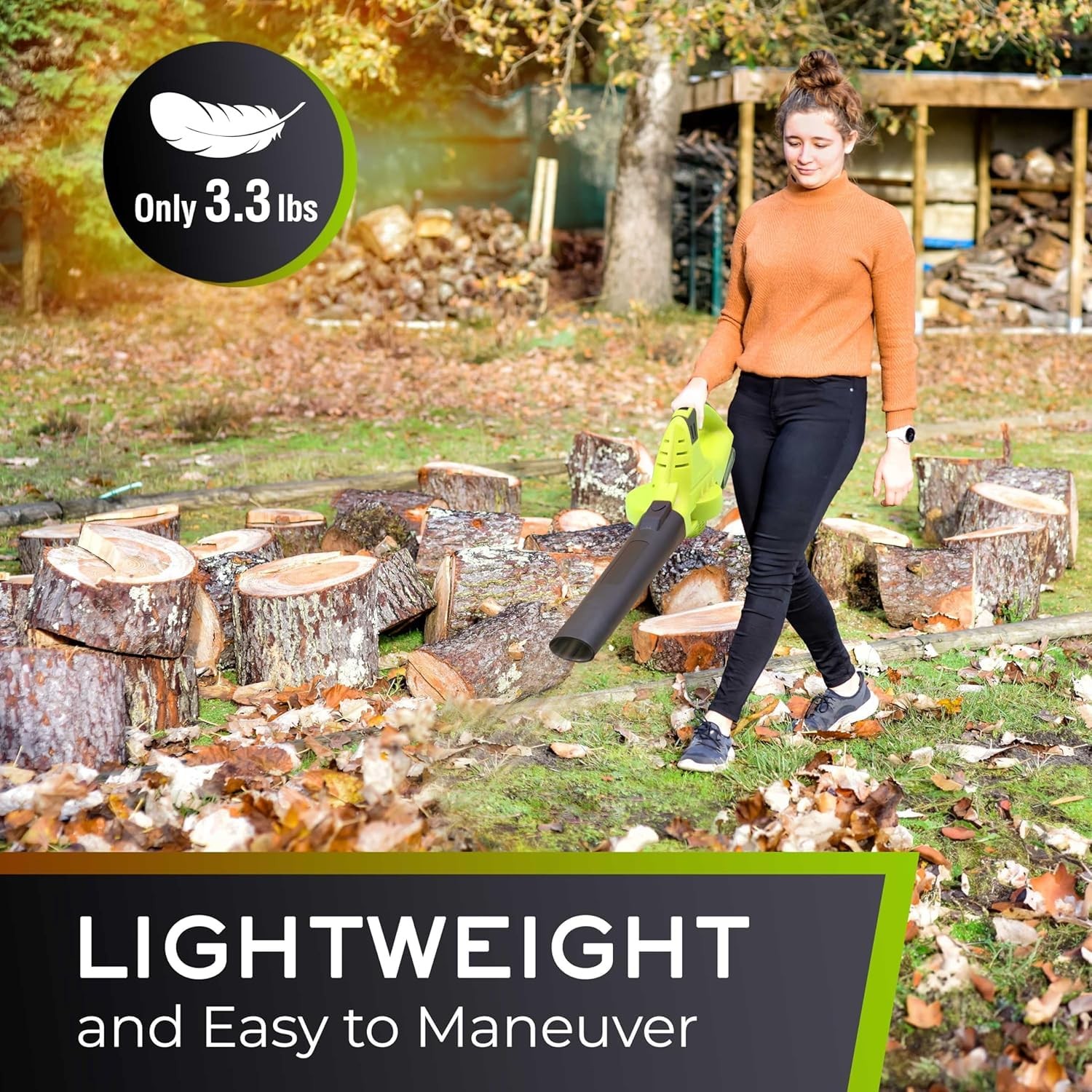 Leaf Blower Cordless Electric, with 2 Batteries and Charger, 140 MPH 20 V Powerf