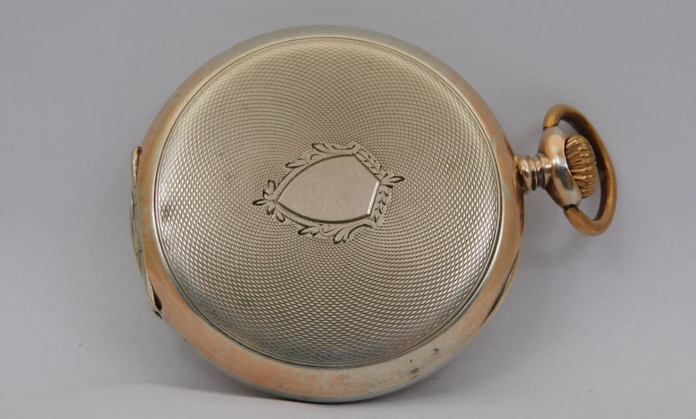 Working pocket watch silver PERFECTA silver pocket watch working C111