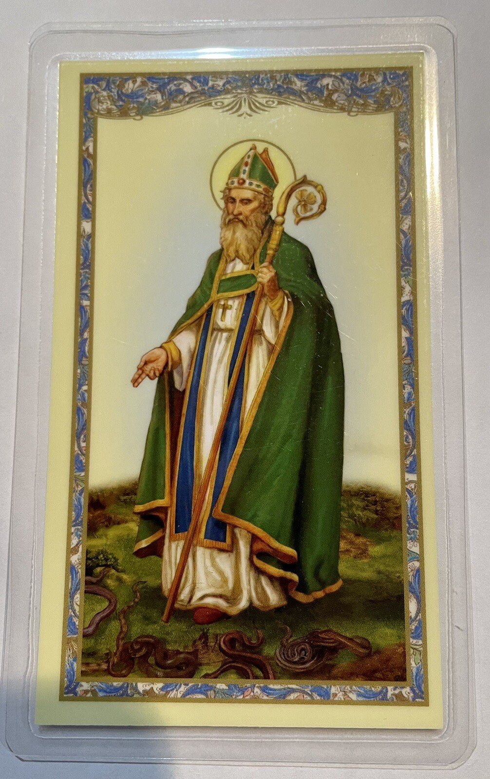Holy Card - Irish Blessing Prayer - Laminated Prayer Card