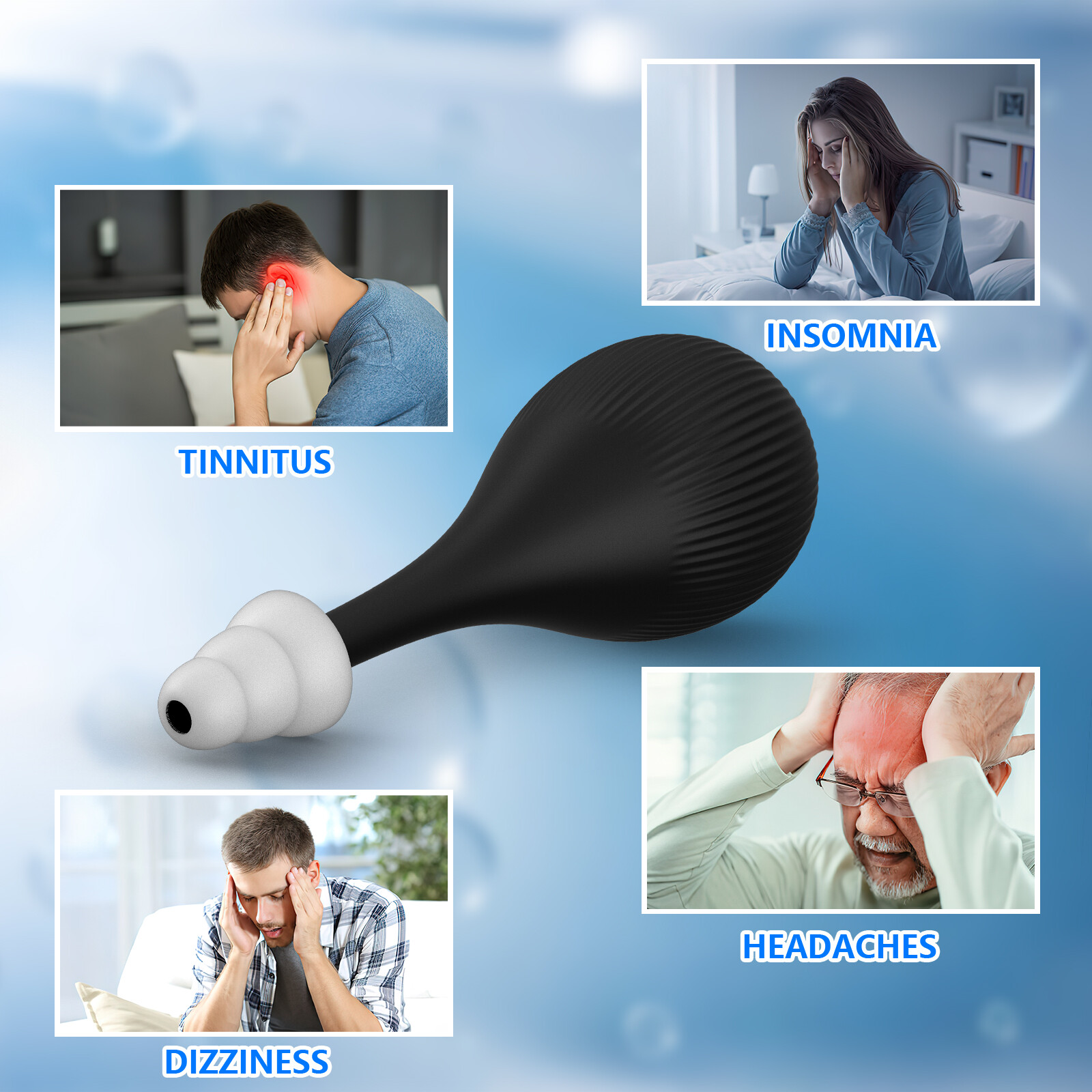 Tinnitus Relief Tool Ear Pressure Relief Device Instant Inner Ear Tension Relief