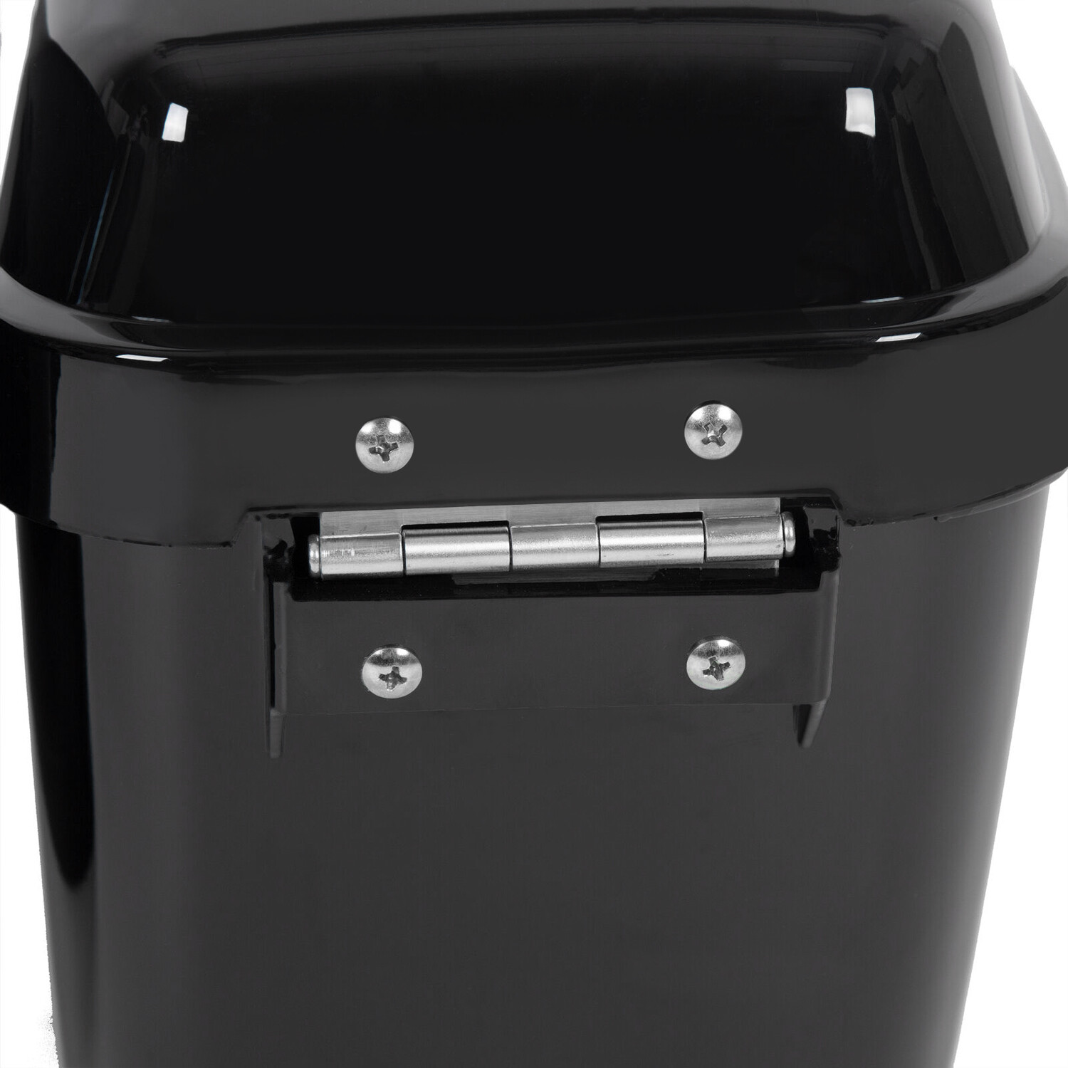 Black Motorcycle Hard Side Saddle Bags w/Hardware For Yamaha V-Star XVS 650 1100