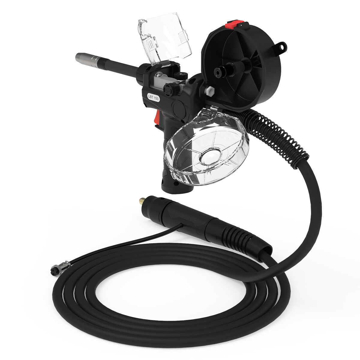 150AMP Spool Gun with Euro Connection, Aluminum Welding Gun Torch