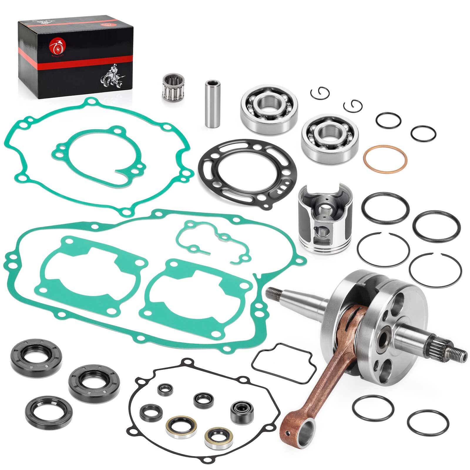 ENGINE REBUILD KIT fits KAWASAKI KX 100 KX100 CRANKSHAFT PISTON GASKETS 2006-13
