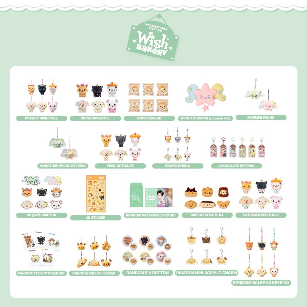 NCT WISH 2026 POP-UP OFFICIAL MD [ WISH BAKERY ]