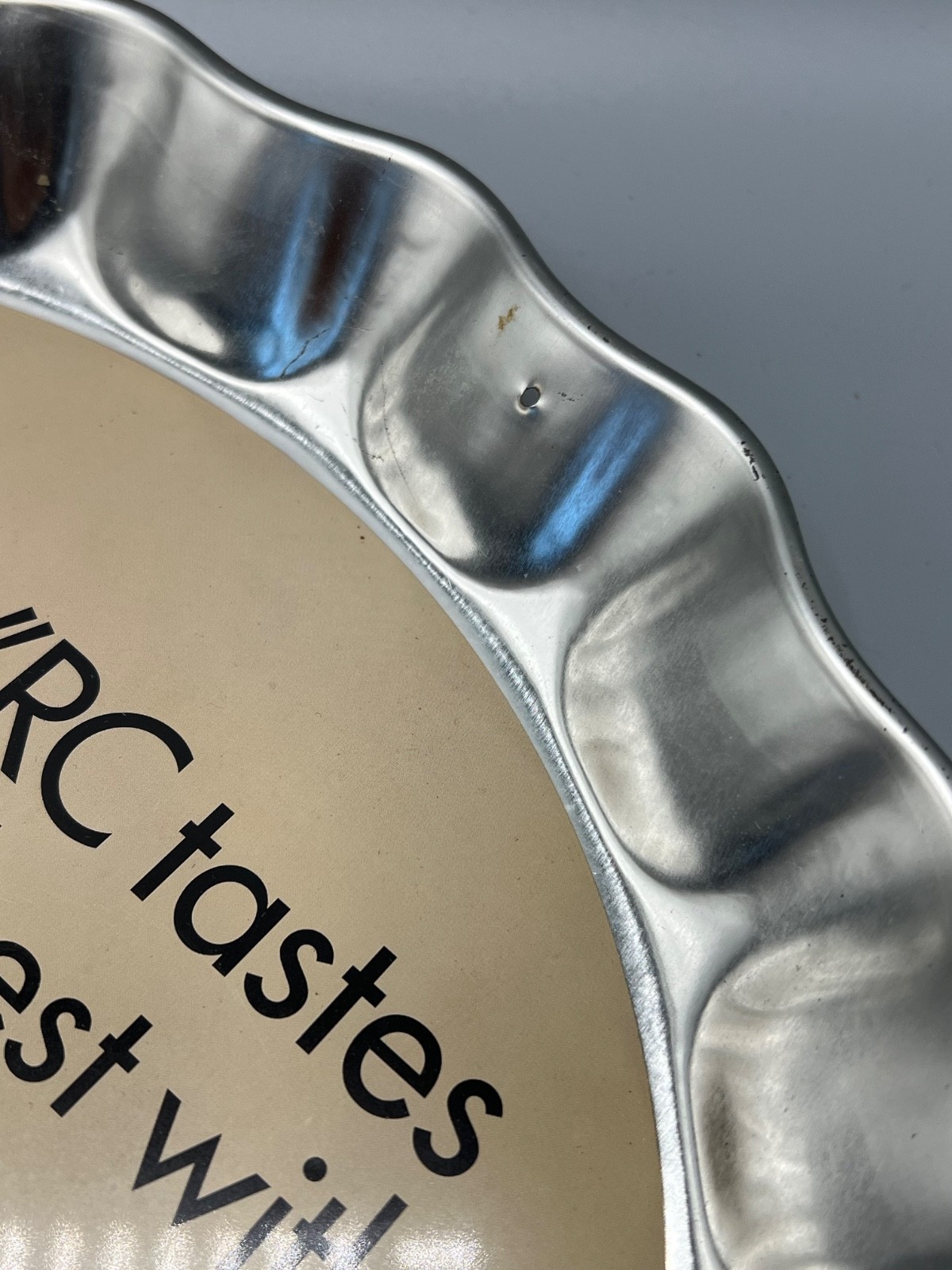 Vintage RC Cola MoonPie Metal Advertising Tray 12” Retro Soda Sign