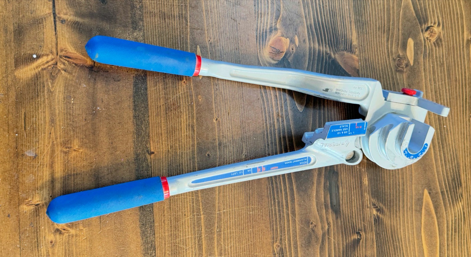 Imperial Triple Head 180 Degree Tube Bender, 370-FH for 3/16in to 1/2in Capacity