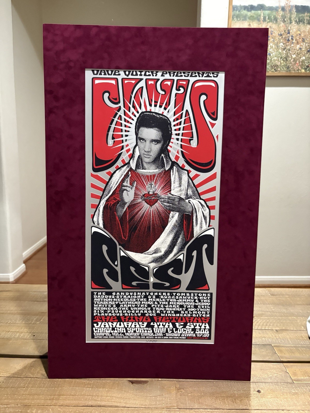 Elvis Fest Concert  2001 Drowning Creek Dave Quick Presents VOOD  VELVET MARGIN