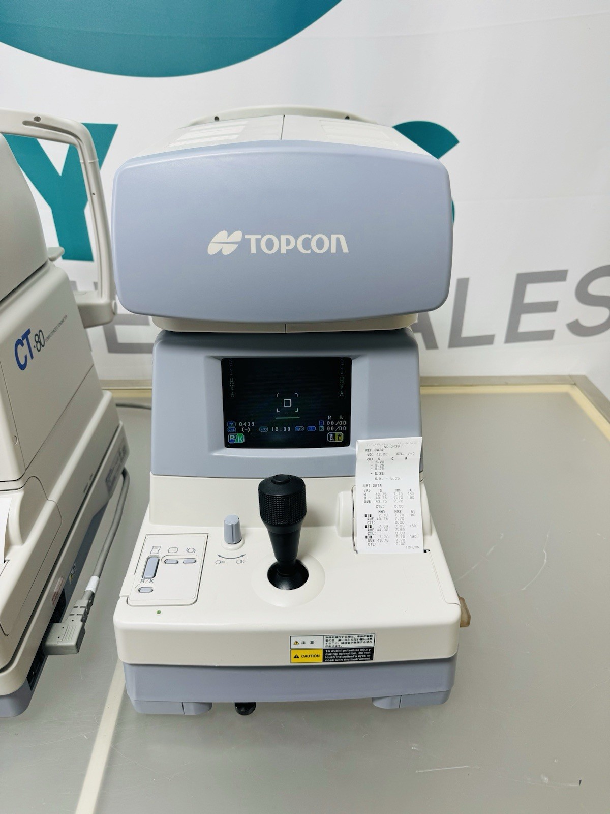 Topcon KR-8800 Auto Refractor/ Keratometer/Topcon CT-80 Tonometer