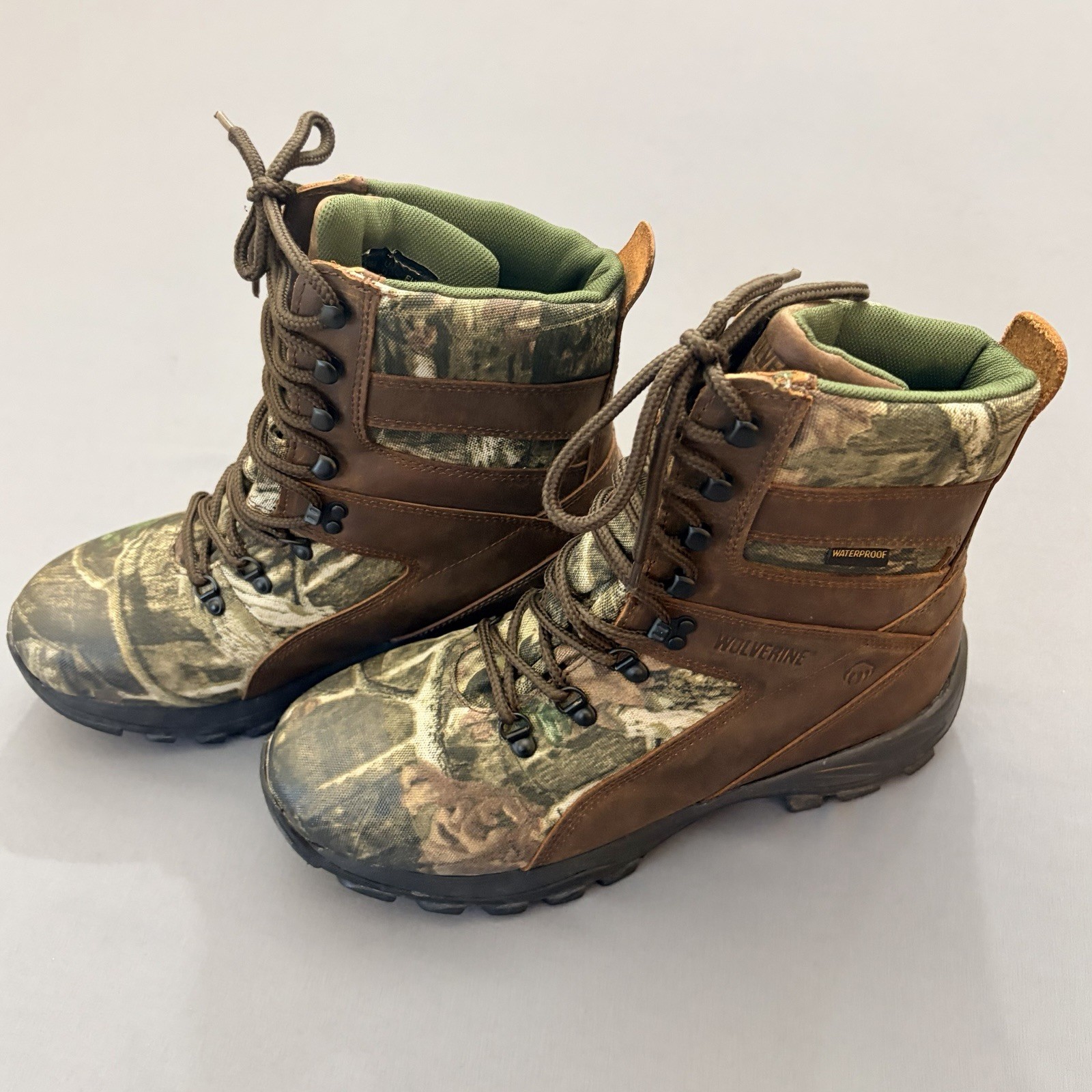 Wolverine Mossy Oak 10.5 Thinsulate Ultra Waterproof Camo Hunting Boots