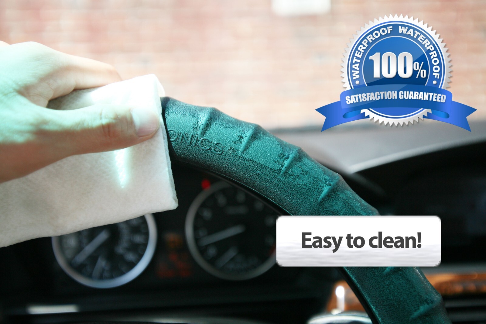 Cameleon Cover Silicone steering wheel cover Maximum Grip For Car,SUV 14" To 16"