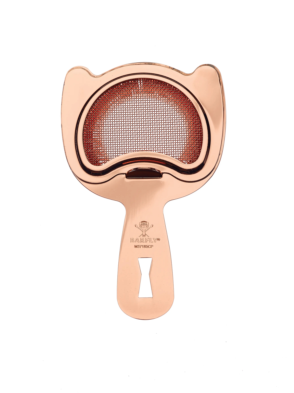 Mercer Culinary M37185CP Barfly 6" Stainless Steel Fine Mesh Spring Bar Strainer