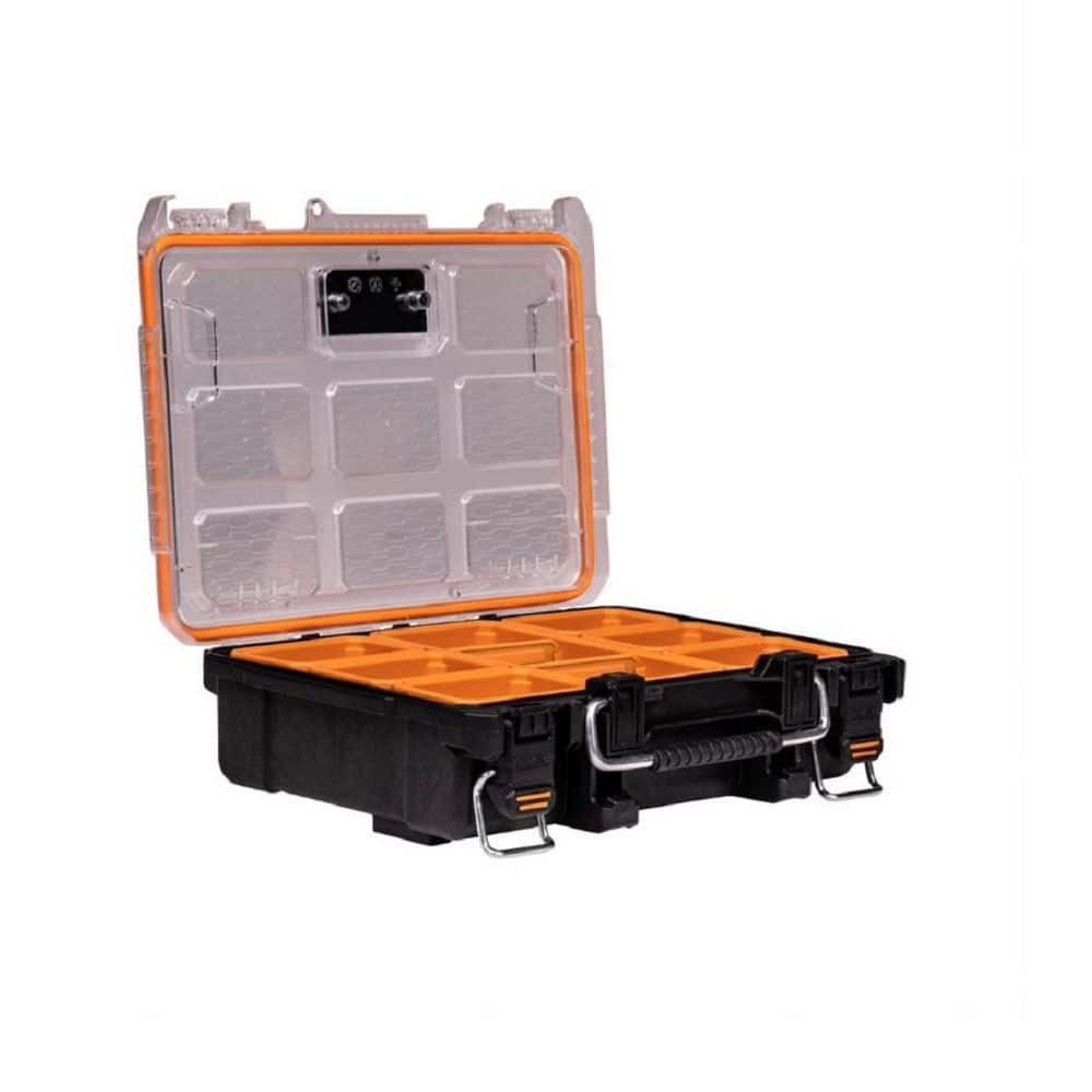 Ridgid Small Parts Organizer Compact Pro Gear System 22" 6 Compartment Tool Case