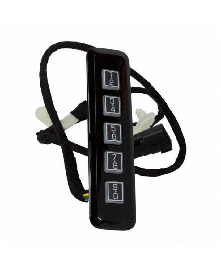 NEW OEM 18-26 Ford Super Duty 's Keyless Entry Keypad w/ Glossy Black Moulding