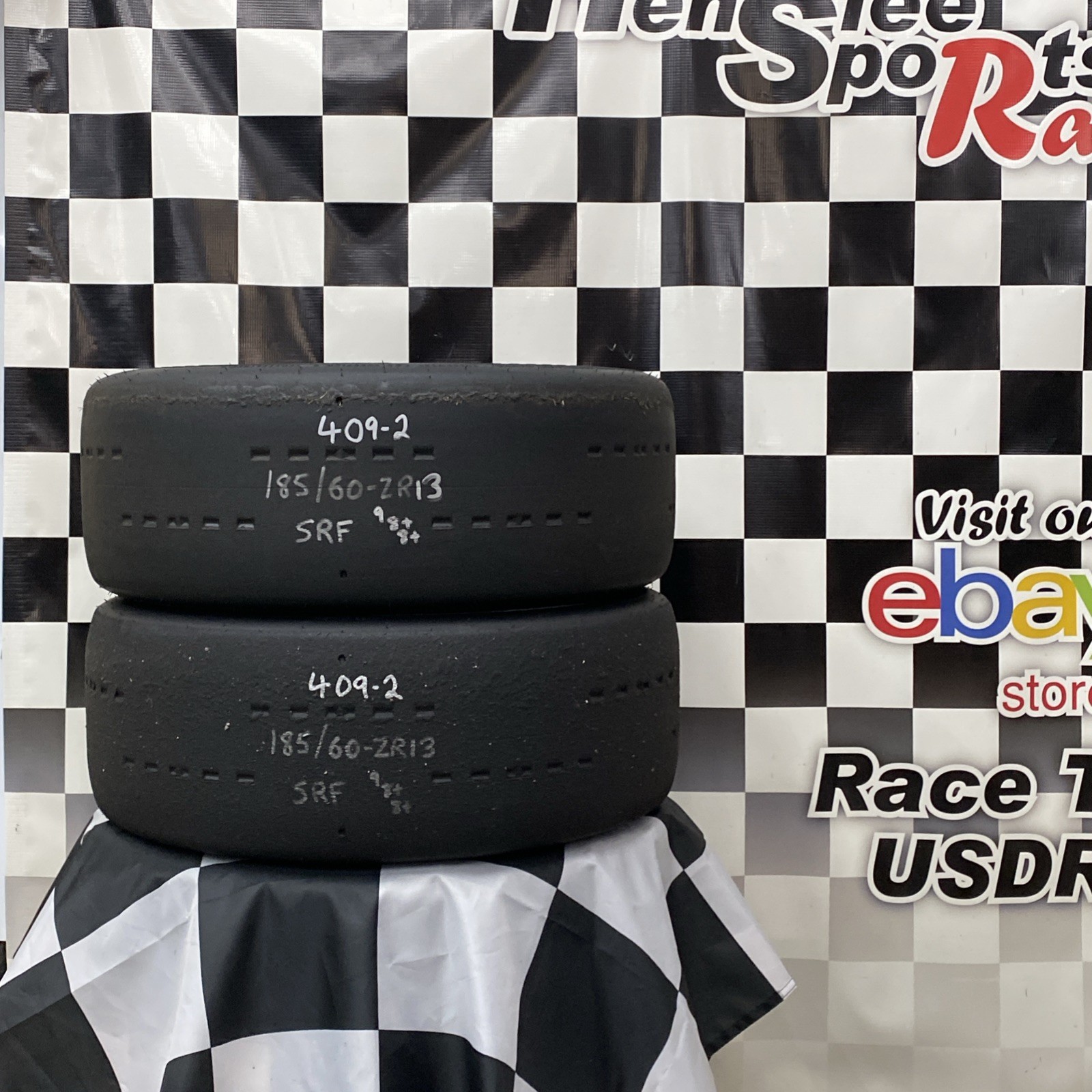 409-2 USDRRT HOOSIER DOT Road Race Tires SRF 185/60 ZR13