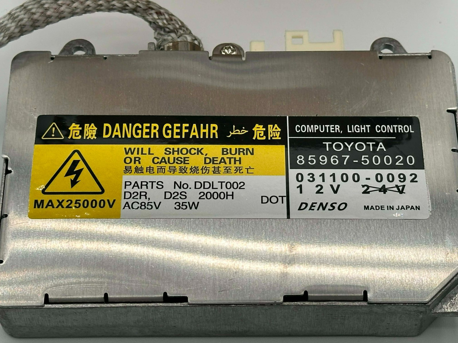 x2 NEW FOR LEXUS OEM GENUINE DENSO D2S D2R HID XENON HEADLIGHT BALLAST DDLT002