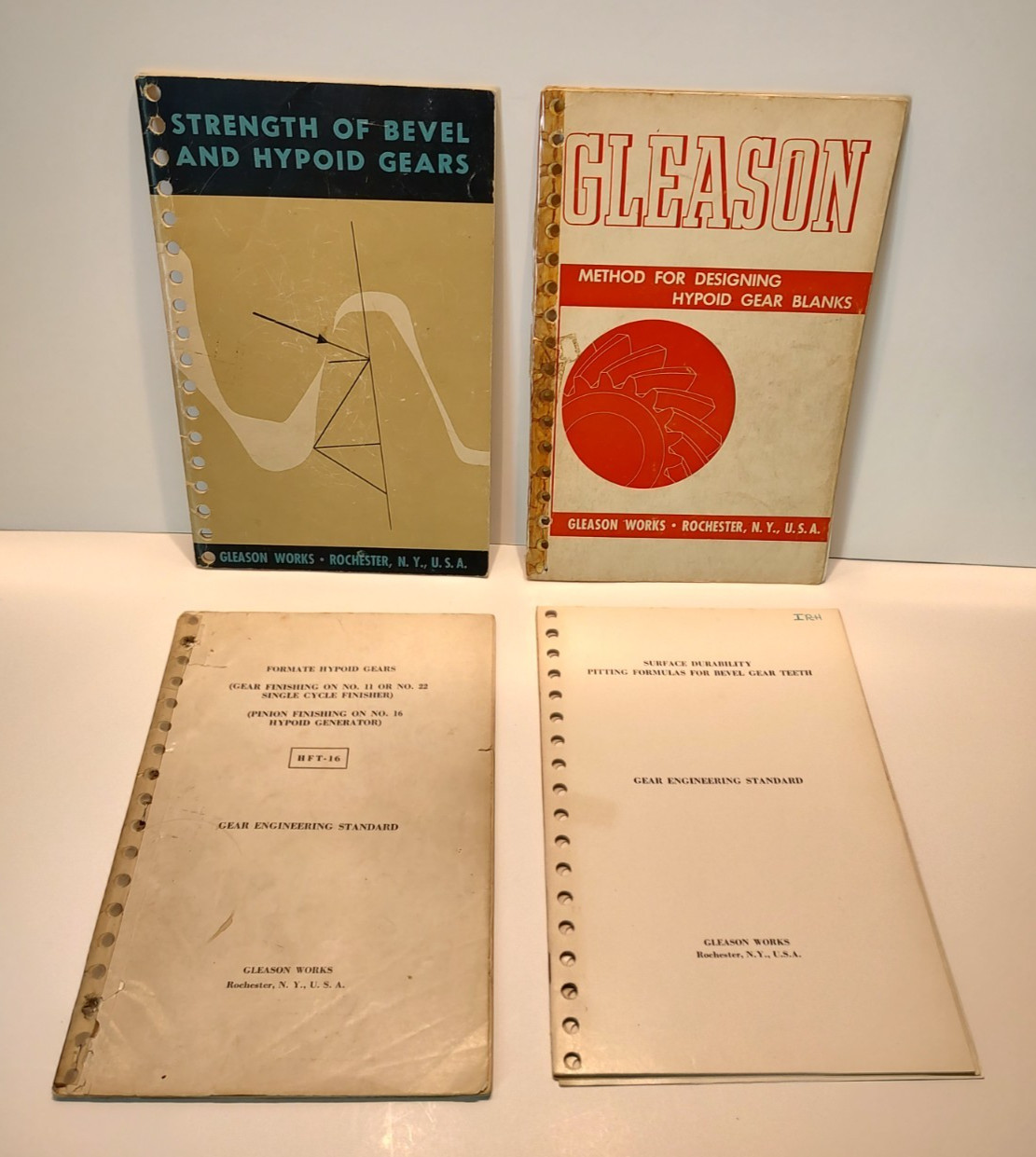 Lot of Gleason Works Handbooks for Bevel and Hypoid Gear Engineering Standards