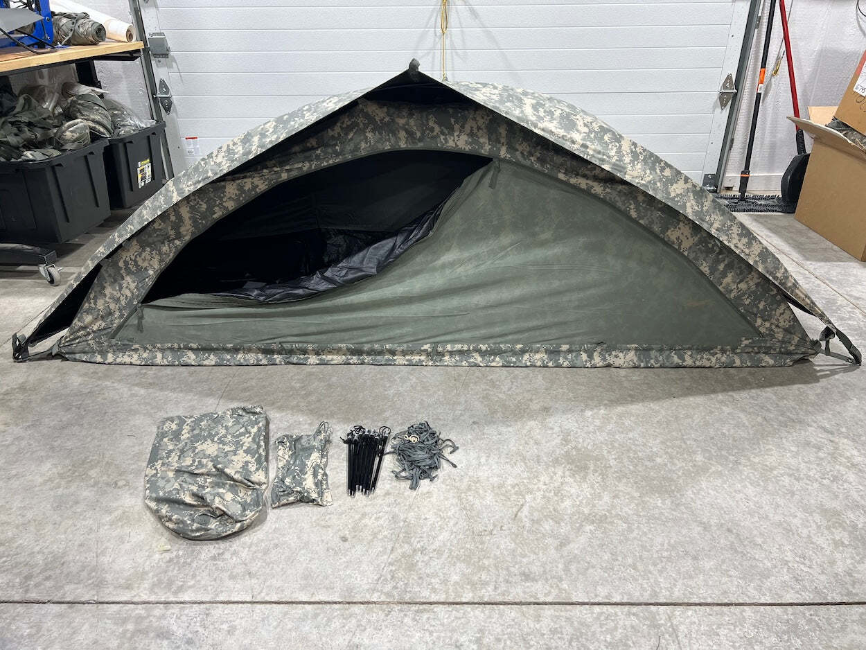 US Military ACU Tent Combat Shelter System One-Person