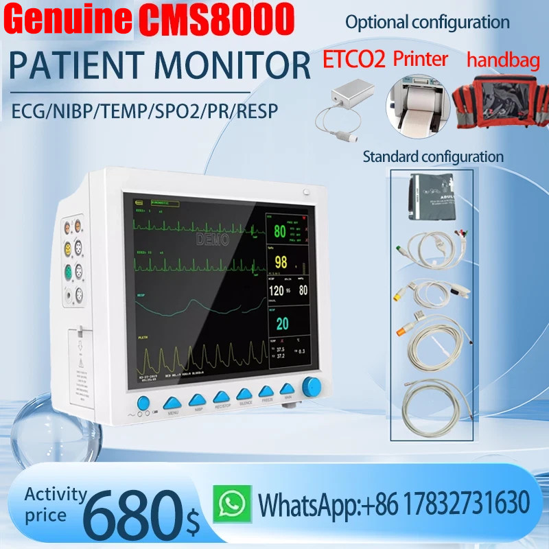 CONTEC CMS8000 Patient Monitor 12.1 inch 6-parameter Vital Sign Patient Monitor